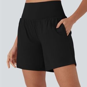 HALARA Black High-Waist Active Shorts – Side Pockets – Women’s XL – NWT